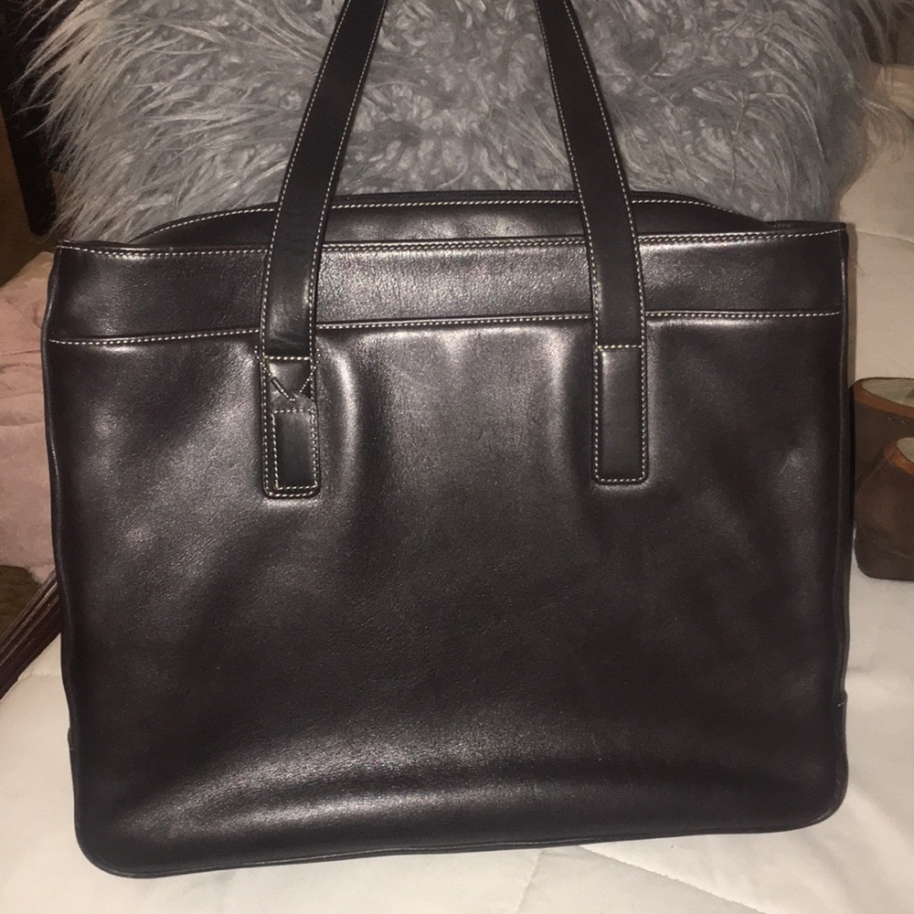 COACH Leather Laptop Bag